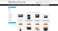 Desktop Screenshot of kevtronics.co.za